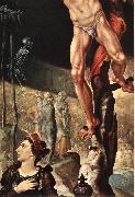 HEEMSKERCK, Maerten van Crucifixion (detail) sg oil painting